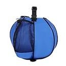Enakshi Basketball Shoulder Bag Basketball Tote Bag for Boys Girls Accessory Durable Single Strap Blue (Equipment Bags)