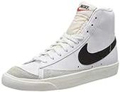Nike Mens Blazer Mid '77 VNTG White/Black Mid-Top Sneaker - 10 UK (11 US) (BQ6806-100)