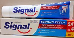 Signal Strong Teeth Toothpaste 200g X 10 pack herbal