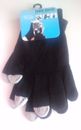 Black Smart Phone Touch Gloves Unisex Small