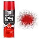 400ml Professional Quality Fantastic Finish All-Purpose Interior Exterior Household Spray Paint for Wood Metal Plastic Ceramics & More (Red Gloss)