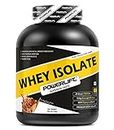 PowerLift Whey Isolate Sugar Free [2kg Rich Chocolate, 4.4lbs], 25G protein, 5.5G BCAA, Raw Whey From USA | with Digezyme blend | easy Mixability & Builds Lean Muscle, whey protein isolate, Gold Whey(60 servings)