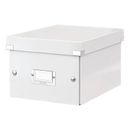 Ablagebox WOW 6043 »Click & Store« klein weiß, Leitz, 21.6x16x28.2 cm