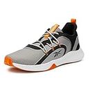 REEBOK Men's Comfort Infused Flat Grey-Black-Nacho Running Shoe-10 Kids UK (EY4003)