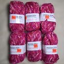 Moda Dea Rueda de Carro Frambuesas Color 9745 Rosa Retorcido 100% Lana Hilo Italia