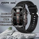 Military Smart Watch for Men 1.96'' Smartwatch Fitness Tracker Bluetooth Call