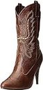 Ellie Shoes womens 418-cowgirl 418-cowgirl Brown Size: 11 B(M) US
