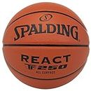 Spalding React TF-250 Ball 76803Z, Unisex basketballs, Orange, 5 EU