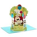 Hallmark Paper Wonder Peanuts Pop Up Birthday Card (Snoopy, Charlie Brown, Day Filled with Fun)