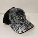 Gas Monkey Garage Very Cool Snapback Hat / Cap Black and Silver, New.