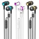 Kirababy Earbuds Wired with Microphone, USB C in-Ear Headphones, Powerful Heavy Bass, High Definition, Earphones Wider Compatible with Most Type C(Upgraded 2023)