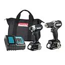 Makita DLX2423BX3 18V LXT Brushless Cordless Sub-Compact 2-Tool Combo Kit with 2 Batteries (1.5 Ah), Charger & Tool Bag