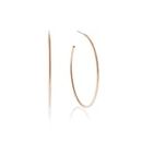 Michael Kors Gold-Tone Hoop Earrings for Women; Huggie Earrings for Women; Stainless Steel Earrings; Jewelry for Women, Rose Gold Crystal