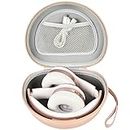 Extra Large Headphone Case Compatible with Beats Solo3/ Solo2/ for Beats Studio3/ for Picun P26/ for Elecder i39/ for Mpow and More Foldable Bluetooth Wireless Headset - Rose Gold
