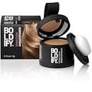Boldify Ansatzpuder Fleckfreies Instant Streuhaar mit 48-Stunden-Formel für Haar| Haarpuder für Ausbesserung der Wurzeln für dünner werdendes Haar, kahle Stellen und graue Haarwurzeln (Dunkelblond)