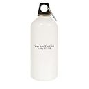 Molandra Products You Are The CSS To My HTML - 20oz Stainless Steel Water Bottle with Carabiner, White