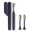 Philips Sonicare One Toothbrush, Electric Battery Powered Toothbrush with Sleek travel Case and 2pk Toothbrush Heads - MIdnight Blue, HY100-01