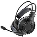 Nitho ATLAS STEREO GAMING HEADSET, Compatible with PC/PS4/Xbox One/Switch (PC Adapter Included)