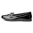 Lilley Anna Womens Black Patent Loafer - Size 9 UK - Black