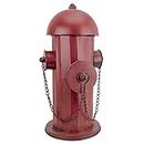 Design Toscano Fire Hydrant Statue Puppy Pee Post and Pet Storage Container, Medium 45.75 cm, Metalware, Full Color
