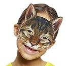 HINAA Copertura in Maschera di Gatto - Traspirante Halloween Costume Cat Eye Copre - Accessorio per Costume da Festa Cosplay Benda sugli Occhi per Mascherata in Maschera