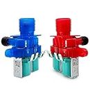 W10240947&W10240949 set Package Replacement of Washer Water Inlet Valve for Whirlpool, Kenmore, Maytag, Replaces W11220205, W10921516, AP6329242, W11168740, W10921514, AP6285450