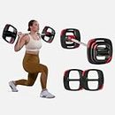 Les Mills™ SMARTBAR™ And Weight Plate Set Exercise Bundle for Total Body Workouts