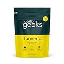 Nutrition Geeks Turmeric Tablets 2000 mg with Black Pepper & Ginger, High Strength Curcumin Supplements, Vegan and Gluten Free, UK Made, 120 Count