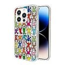 Jacklane Phone Case Keith Compatible with iPhone 15 14 13 12 11 Pro Max Haring Stick Figure Mini X/Xs XR XS Max Acrobats SE 2022/2020/7/8/6/6s Plus Case Clear