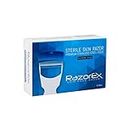 RAZOREX Platinum Coated with Laser Sharp Stainless Steel Edge Disposable Sterile Skin & Body Razor for unisex (Pack of 6)