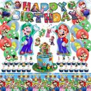 Super Mario Party Supplies for Kids Birthday Mario Bros Birthday Party Suppli