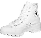 Converse Womens Chuck Taylor All Star Lugged White/Black/White Sneaker - 7