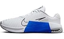 Nike Men's Metcon 9 Sneaker (White/Pure Platinum-Racer Blue, 9)