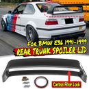For BMW 3-Series E36 M3 91-98 Carbon Fiber Look LTW GT Style Trunk Spoiler Wing
