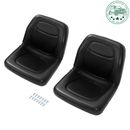 2PCS Black Seat For John Deere Gator TX 4X2 TURF, TX 4X2, 4X2 HPX, 4X4 Trail HPX