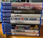 Sony PlayStation 4 Video Games Some Complete $1.98 - 21.98 You Choose Fast Ship