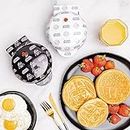 Uncanny Brands Star Wars Mini Waffle Maker Set- Darth Vader & Death Star