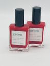 💕 2 x 15 ml Manucurist Paris Green Natural Nail Colour Poppy Red Vegan💕