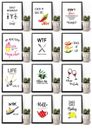 Funny Kitchen Dining Cooking Prints Wall Art Picture Quote Poster Decor Print
