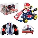 Carrera RC Nintendo Mario Kart 2.4 GHz Mini Collectible Radio Remote Control Toy Car Vehicle - Mario, Multicolor