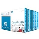 HP Printer Paper 8.5x11 Copy&Print 20 lb 6 Pack Case 2400 Sheets 92 Bright Made in USA FSC Certified Copy Paper HP Compatible 200010C