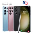 New Smartphone 7.3" 4+64GB Android Unlocked Mobile Phones Super Cheap