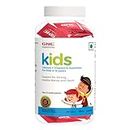 GNC kids Calcium + Vitamin D Gummies For 2-12Y | 60 Gummies | Stronger Bones & Teeth | Improved Muscle Functions | Better Immune Health | Overall Growth & Development | Strawberry Flavor| Formulated In USA