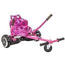 iRollers HoverKart Galaxy Pink Kart Attachment Fits All Hoverboards Swegways 6.5, 8, 10 Adjustable Hoverboard seat go Kart for Hoverboard Compatible Sleek Cool UK Seller Limited Edition