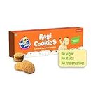 Bebe Burp Food Ragi Cookies -100% Natural Tasty & Healthy Cookies | No Preservatives & Artificial Flavours | Natural Sweetness Of Jaggery (Ragi 150gm)