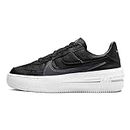 Nike Womens Air Force One PLT.AF.ORM Sneakers, Black/Anthracite-white-black, 9.5