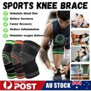 Weaving 3D Knee Brace Support Breathable Sleeve Jogging Gym Sports Joint Pain