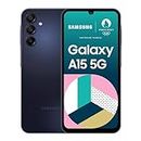 SAMSUNG GALAXY A15 5G 128 Go, Smartphone Android déverrouillé, écran 6,5", batterie 5000 mAh, Bleu nuit, Version FR
