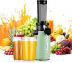Masticating Juicer Machine for Fruits and Vegetables, Cold Press Slow