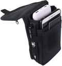 Doble bolsa/fundas para teléfono celular para hombre cinturón, bolsa para cinturón de teléfono multiusos